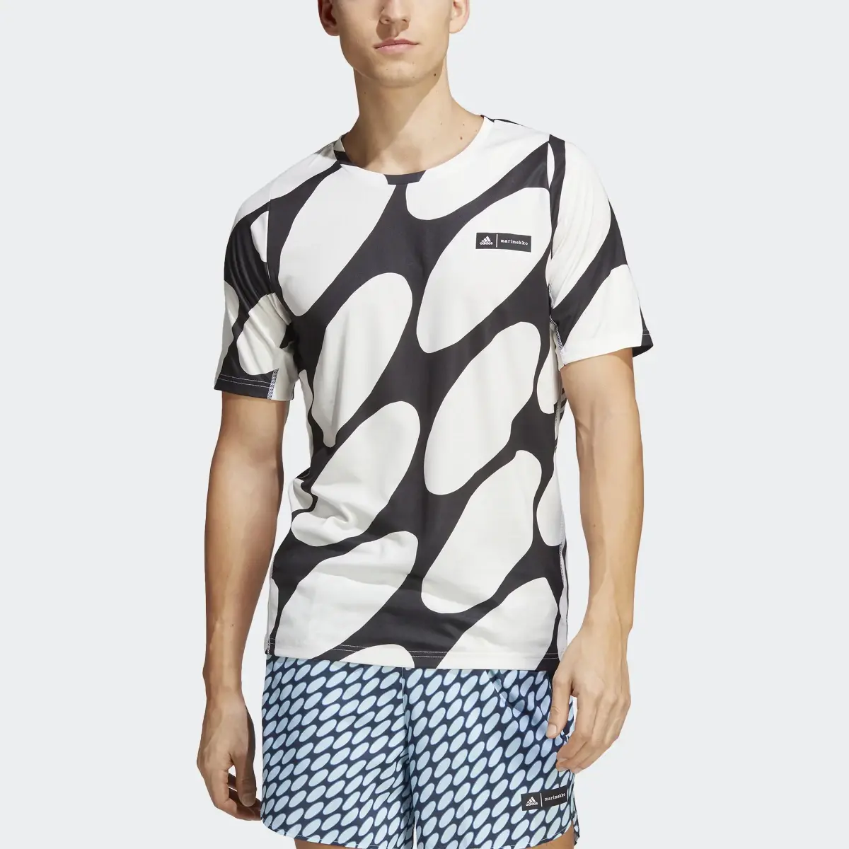 Adidas Playera Run Icons adidas x Marimekko 3 Franjas. 1