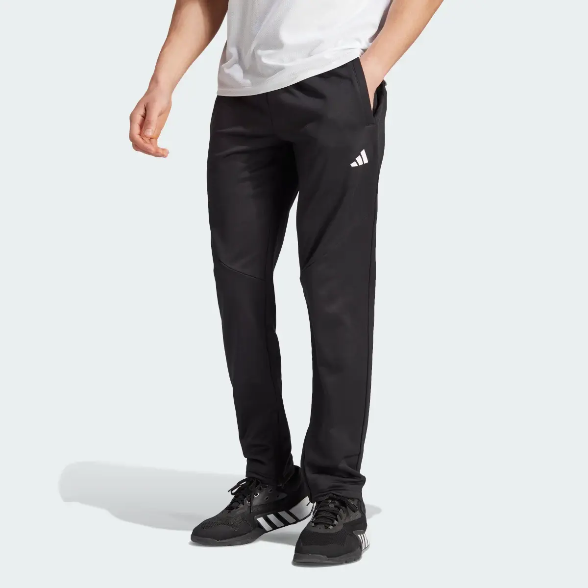 Adidas Game and Go Small Logo Training Tapered Pants. 1