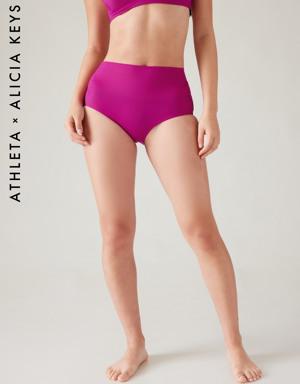 Athleta Keys Daybreak Bikini Bottom purple