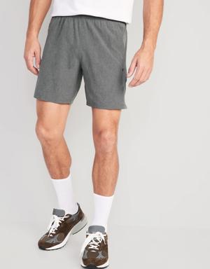 Essential Woven Workout Shorts -- 7-inch inseam gray