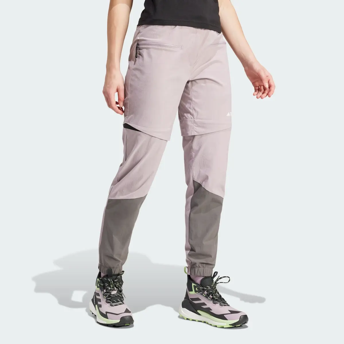 Adidas Terrex Utilitas Hiking Zip-Off Tracksuit Bottoms. 3