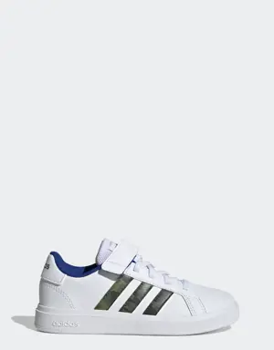 Adidas Grand Court Lifestyle Court Elastic Lace and Top Strap Schuh