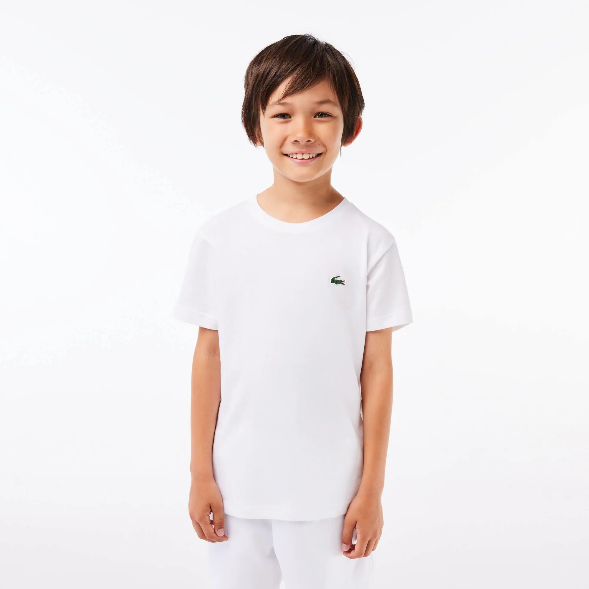 Lacoste Boys' Lacoste SPORT Breathable Cotton Blend T-shirt. 1