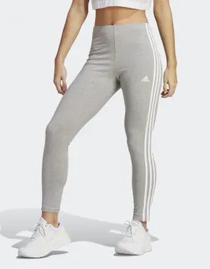Adidas Essentials 3-Stripes High-Waisted Single Jersey Leggings