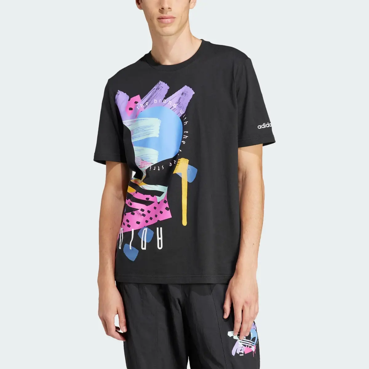 Adidas Retro Graphic Tee. 1