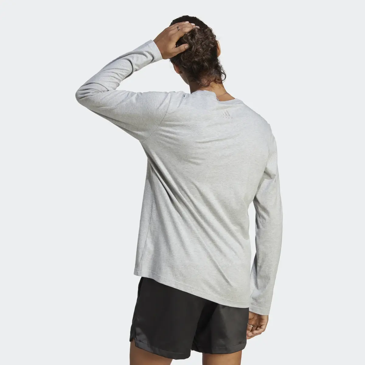 Adidas Essentials Long Sleeve Tee. 3