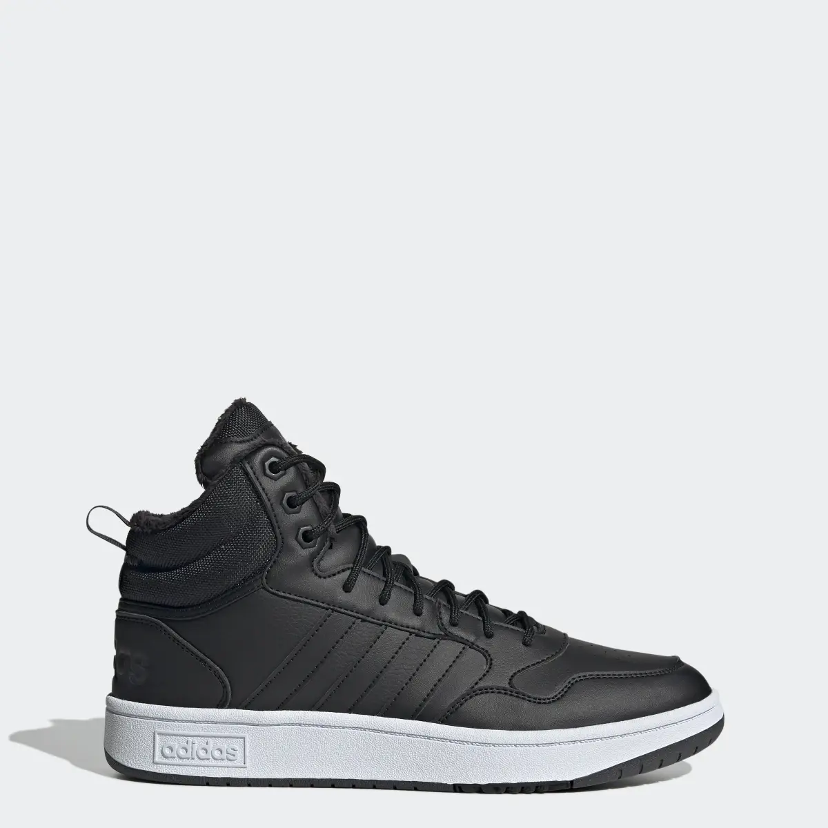 Adidas Scarpe Hoops 3.0 Mid Lifestyle Basketball Classic Fur Lining Winterized. 1