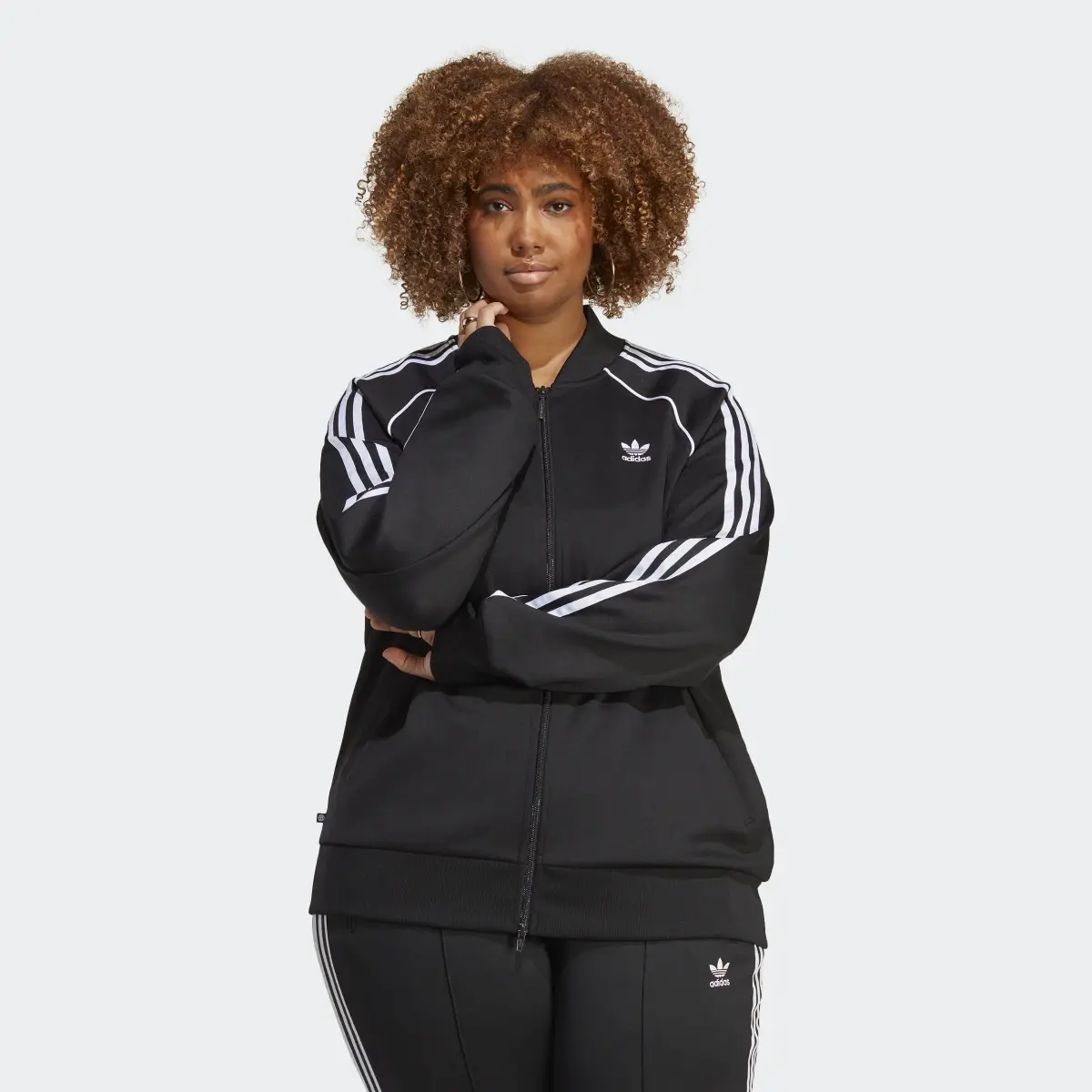 Adidas Adicolor Classics SST Track Jacket (Plus Size). 2