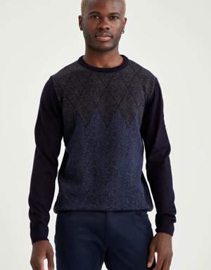 Regular Fit Bisiklet Yaka Triko Kazak