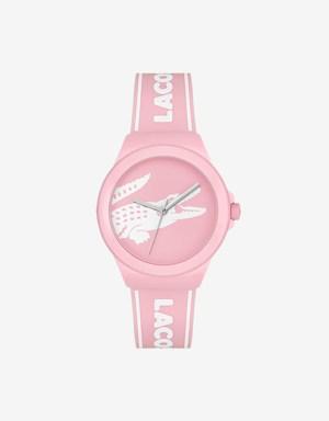 Women's Lacoste Neocroc 3 Hands Pink Silicone Watch