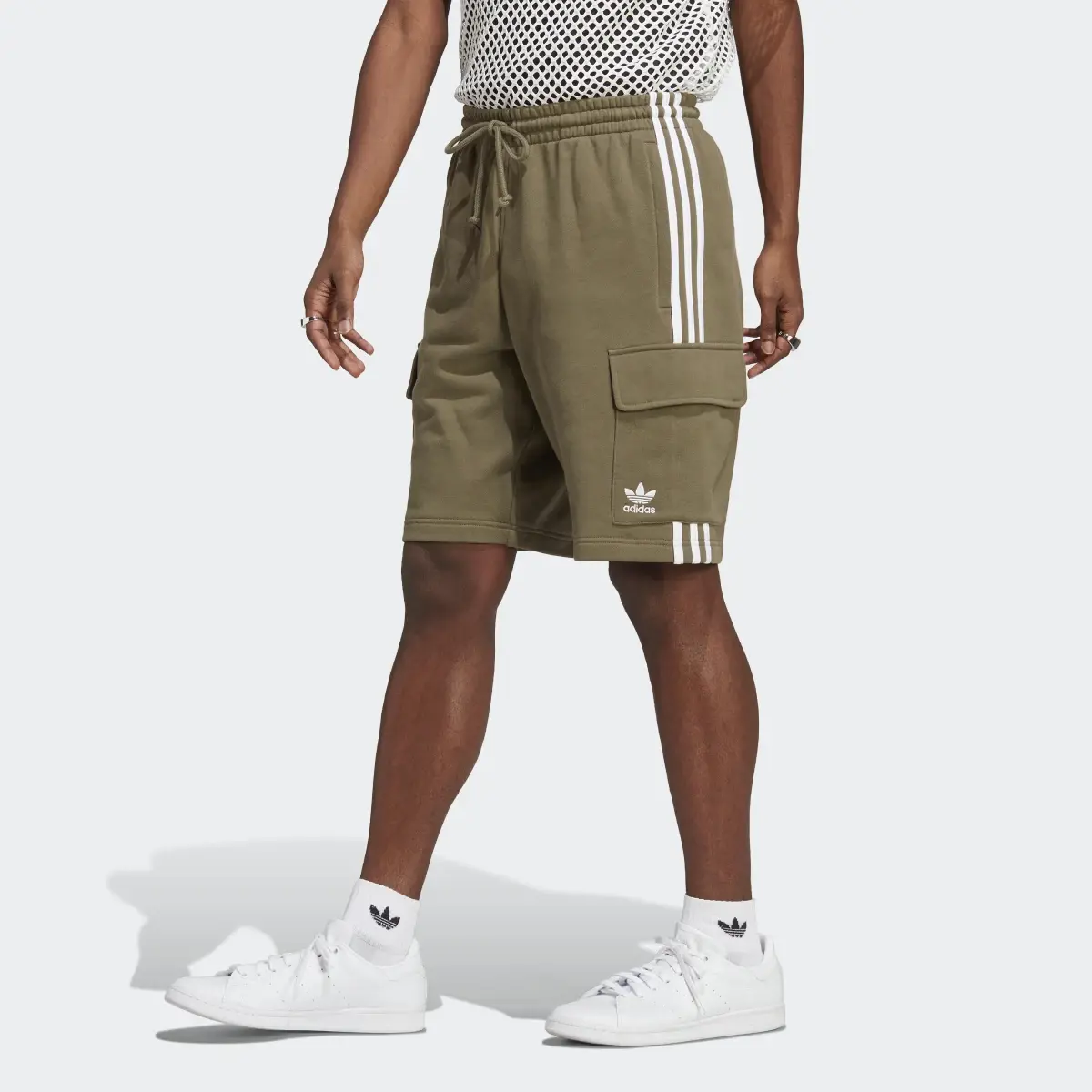 Adidas Adicolor Classics 3-Stripes Cargo Shorts. 1