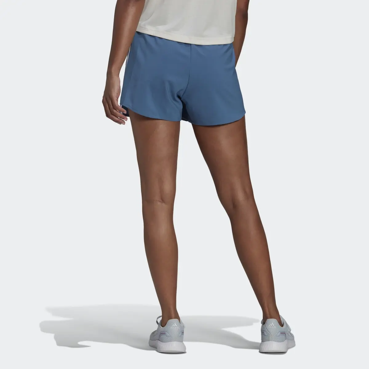 Adidas Primeblue Designed 2 Move Woven 3-Stripes Sport Shorts. 2