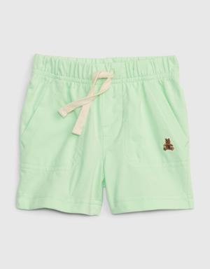 Baby Organic Cotton Mix and Match Pull-On Shorts green