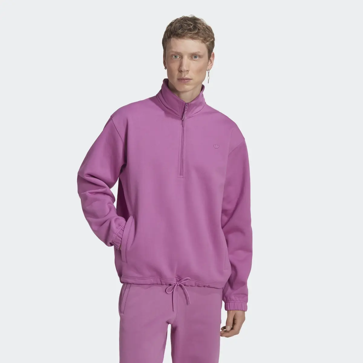 Adidas adicolor Contempo Half-Zip Sweatshirt. 2