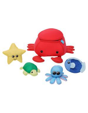 Crab Floating Fill n Spill Bath Toy multi