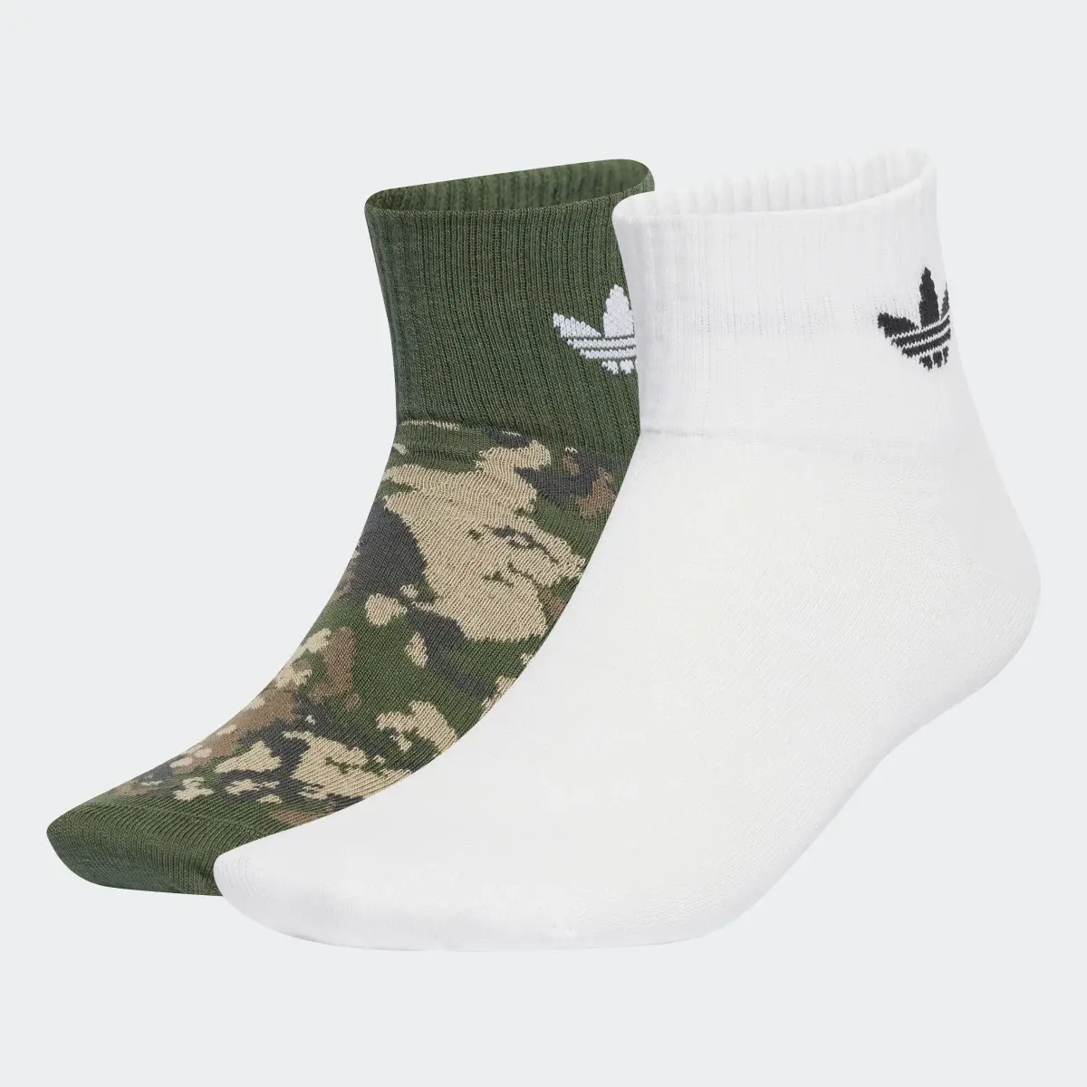 Adidas Camo Ankle Socks 2 Pairs. 2