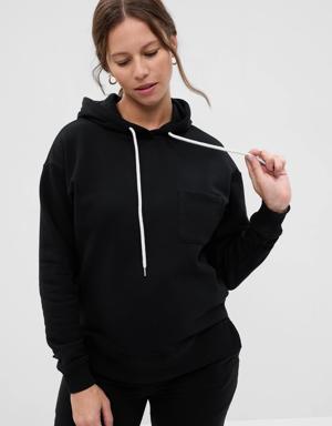 Maternity Supersoft Terry Hoodie black