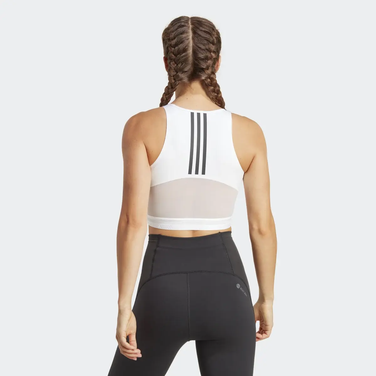 Adidas AEROREADY Hyperglam Crop Tank Top. 3