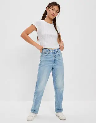 American Eagle Stretch Highest Waist '90s Boyfriend Jean. 1