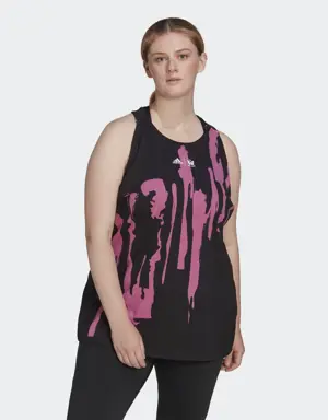 x Thebe Magugu Tennis New York Y-Tank Top (Plus Size)