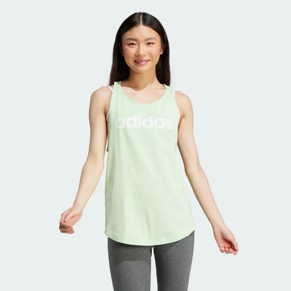 Adidas Essentials Loose Logo Tank Top. 2