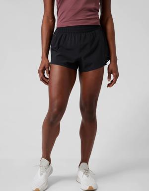 Athleta Hustle 3&#34 Short black