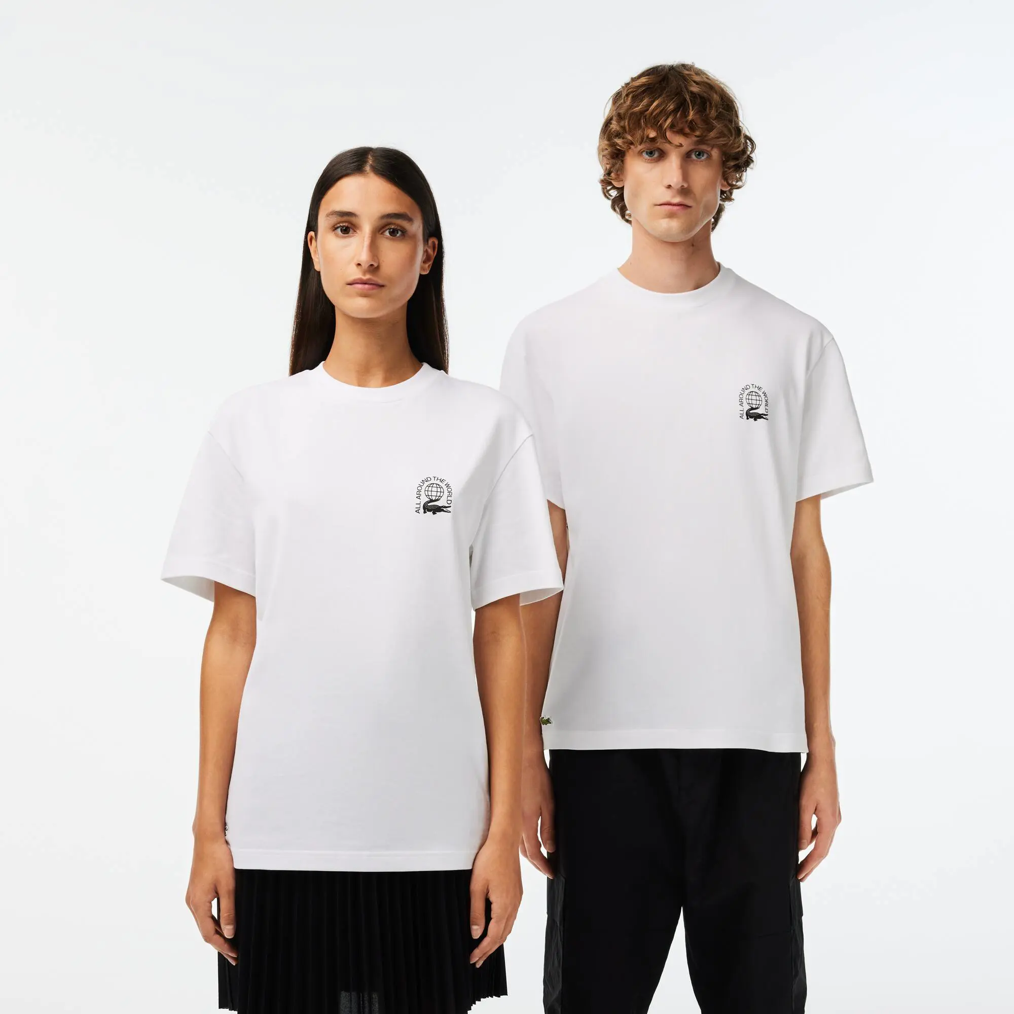 Lacoste T-shirt da uomo relaxed fit in jersey di cotone biologico. 1