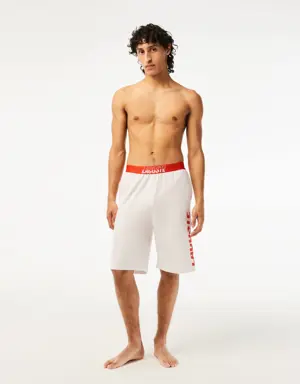 Shorts de hombre Lacoste con logo a contraste en la cintura