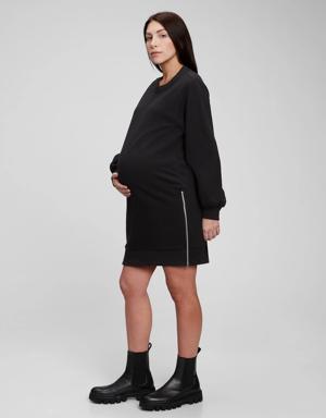 Gap Maternity Sweatshirt Dress black