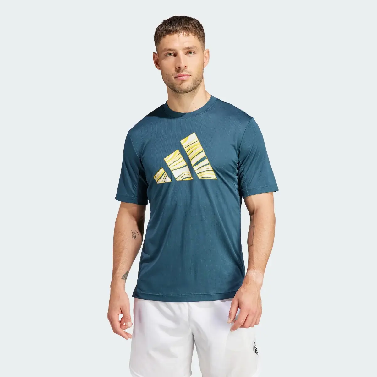 Adidas HIIT Graphic Slogan Training Tee. 2