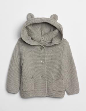 Gap Baby Brannan Bear Sweater gray