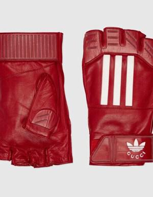 adidas x Gucci leather gloves