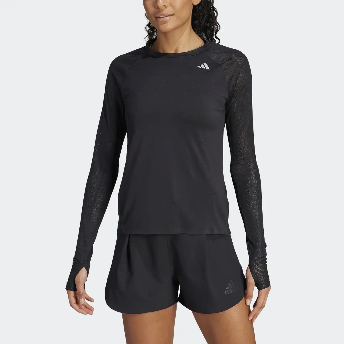 Adidas Adizero Running Long Sleeve Tee. 1