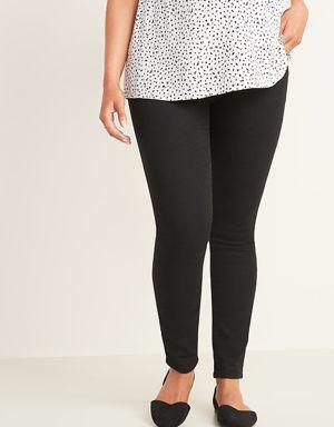 Maternity Full-Panel Black Skinny Jeans black