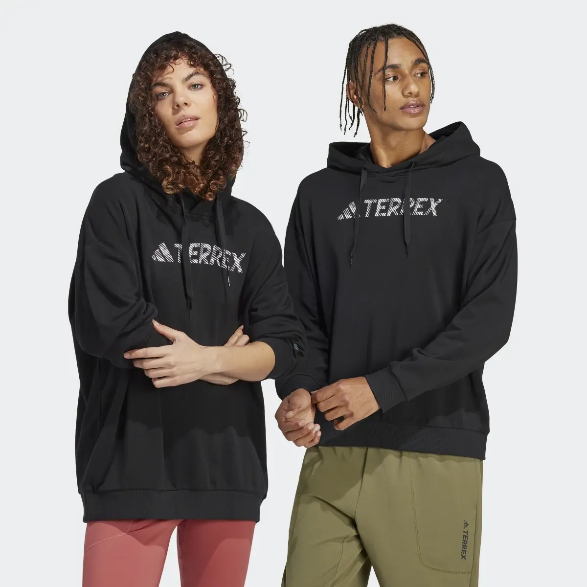 Adidas Terrex Large Logo Hoodie (Gender Neutral). 1