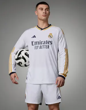 Real Madrid 23/24 Long Sleeve Home Authentic Jersey