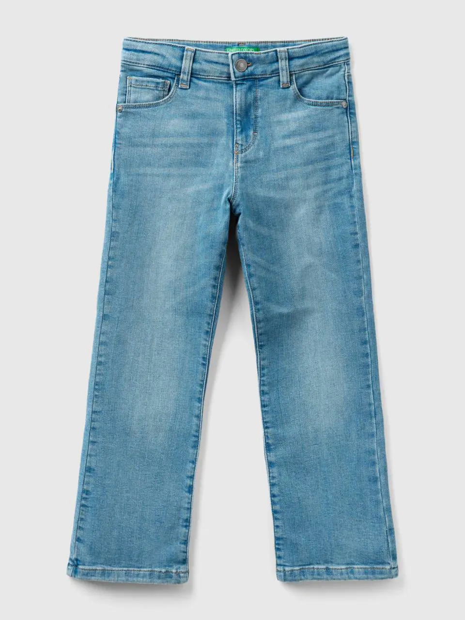 Benetton five pocket flared jeans. 1