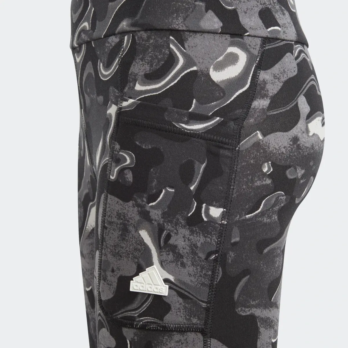 Adidas Leggings Future Icons Allover Print Cotton Junior. 3