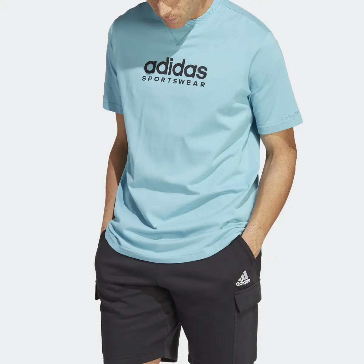 Adidas All SZN Graphic Tee. 1