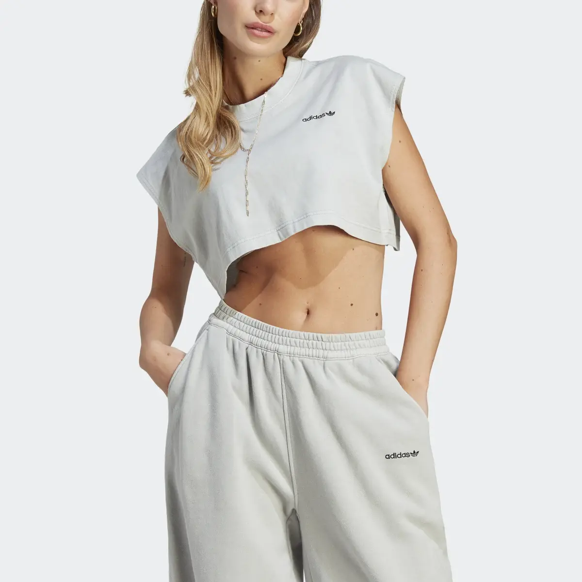 Adidas Originals Muscle Crop Top. 1