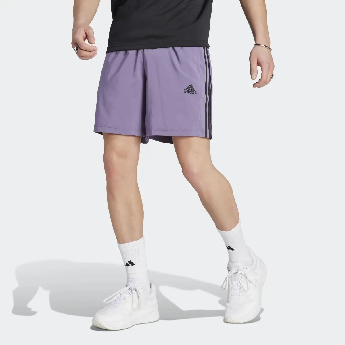 Adidas AEROREADY Essentials Chelsea 3-Stripes Shorts. 1