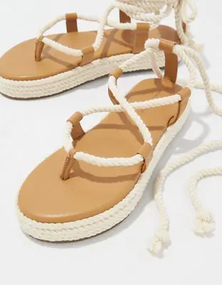 American Eagle Rope Lace-Up Sandal. 2