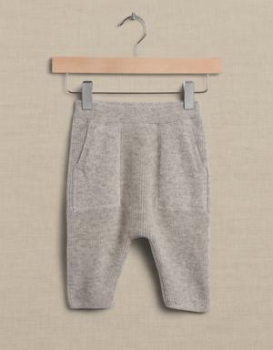 Cashmere Pant for Baby gray