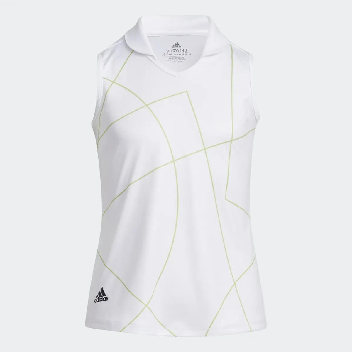 Adidas Sleeveless Golf Polo Shirt. 1