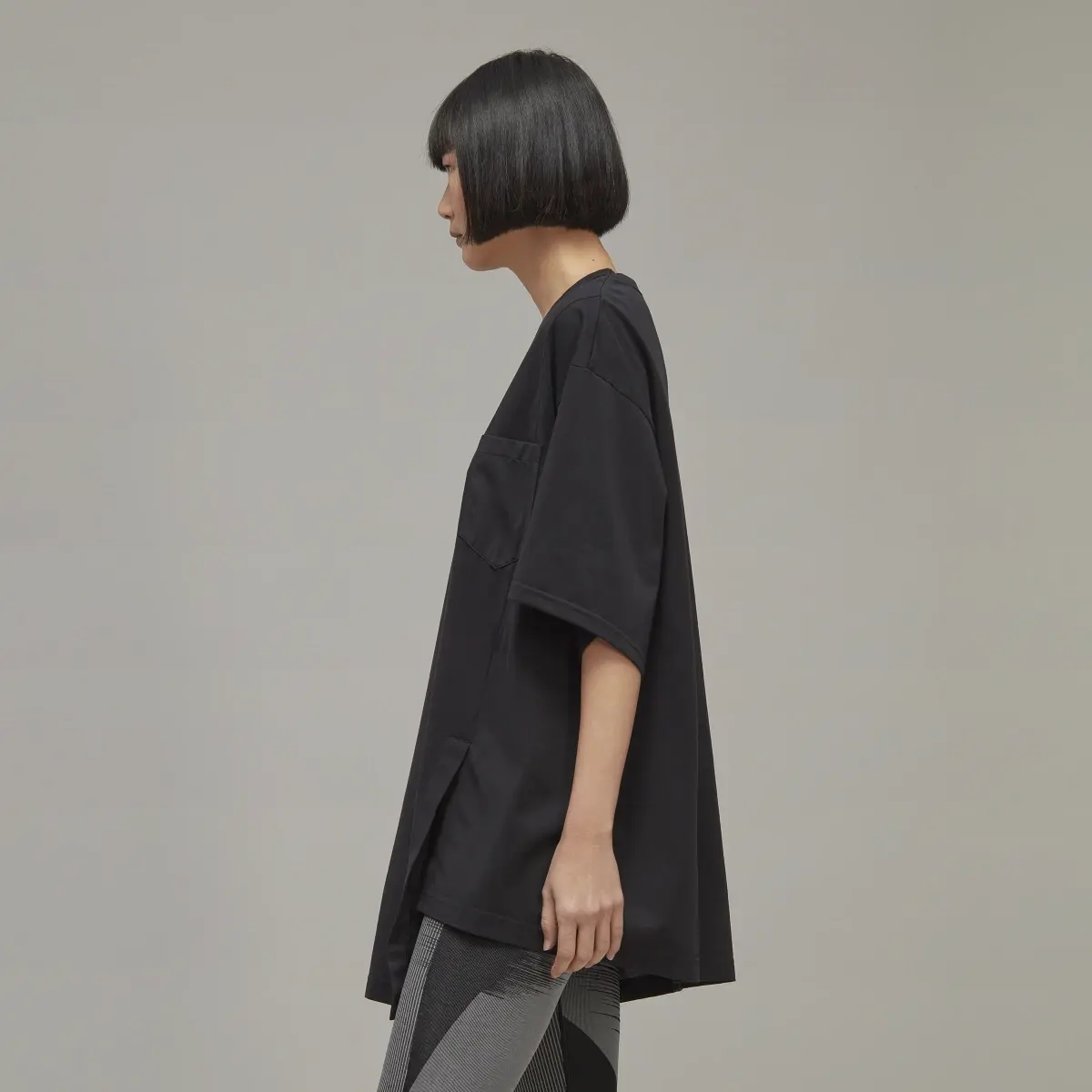 Adidas Y-3 Premium Loose Short Sleeve Tee. 2 Adidas Y-3 Premium Loose Short Sleeve Tee. 2