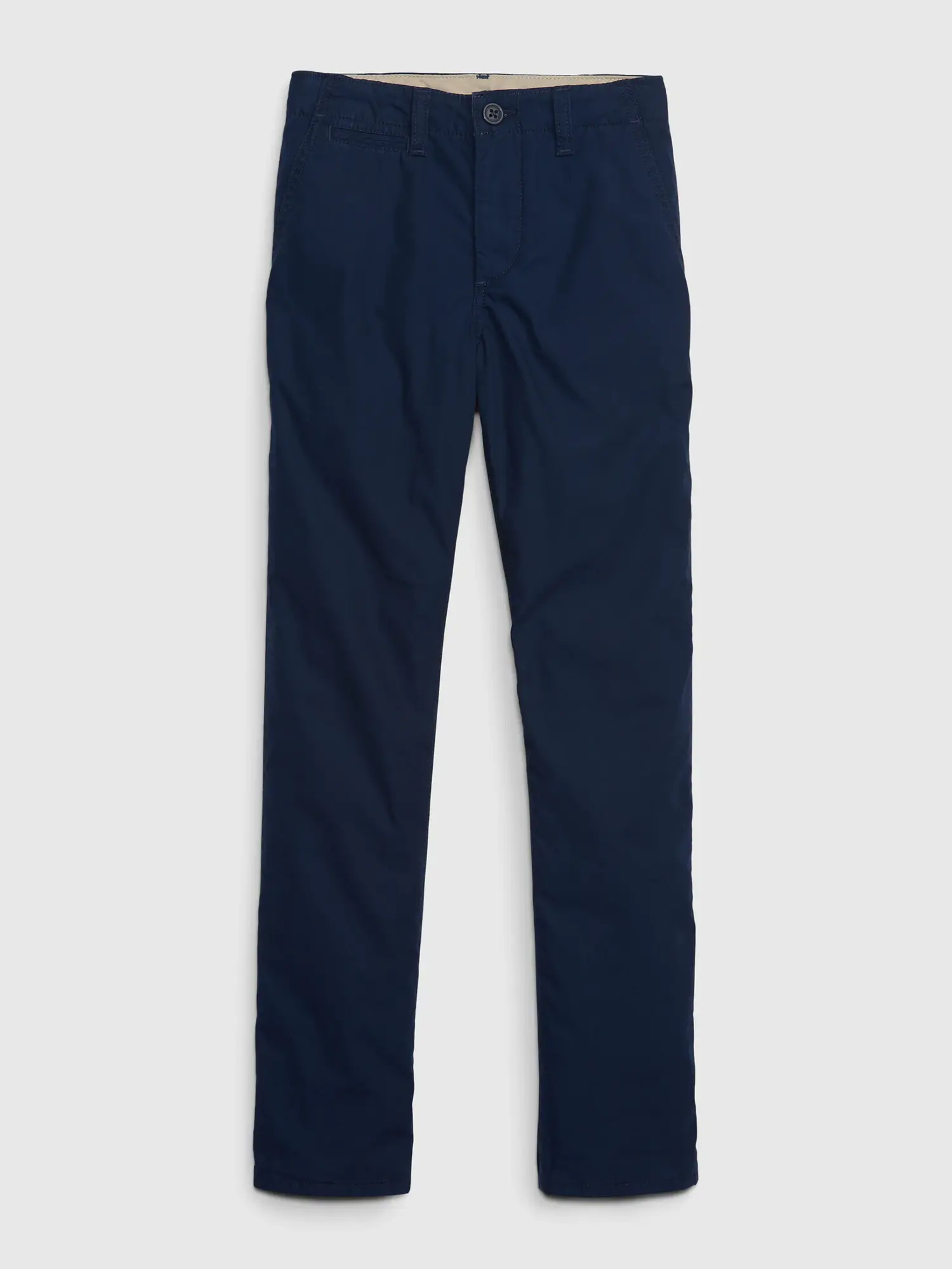 Gap Kids Jersey-Lined Khakis with Washwell blue. 1