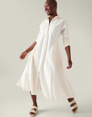 Athleta Cosmic Layer Dress white