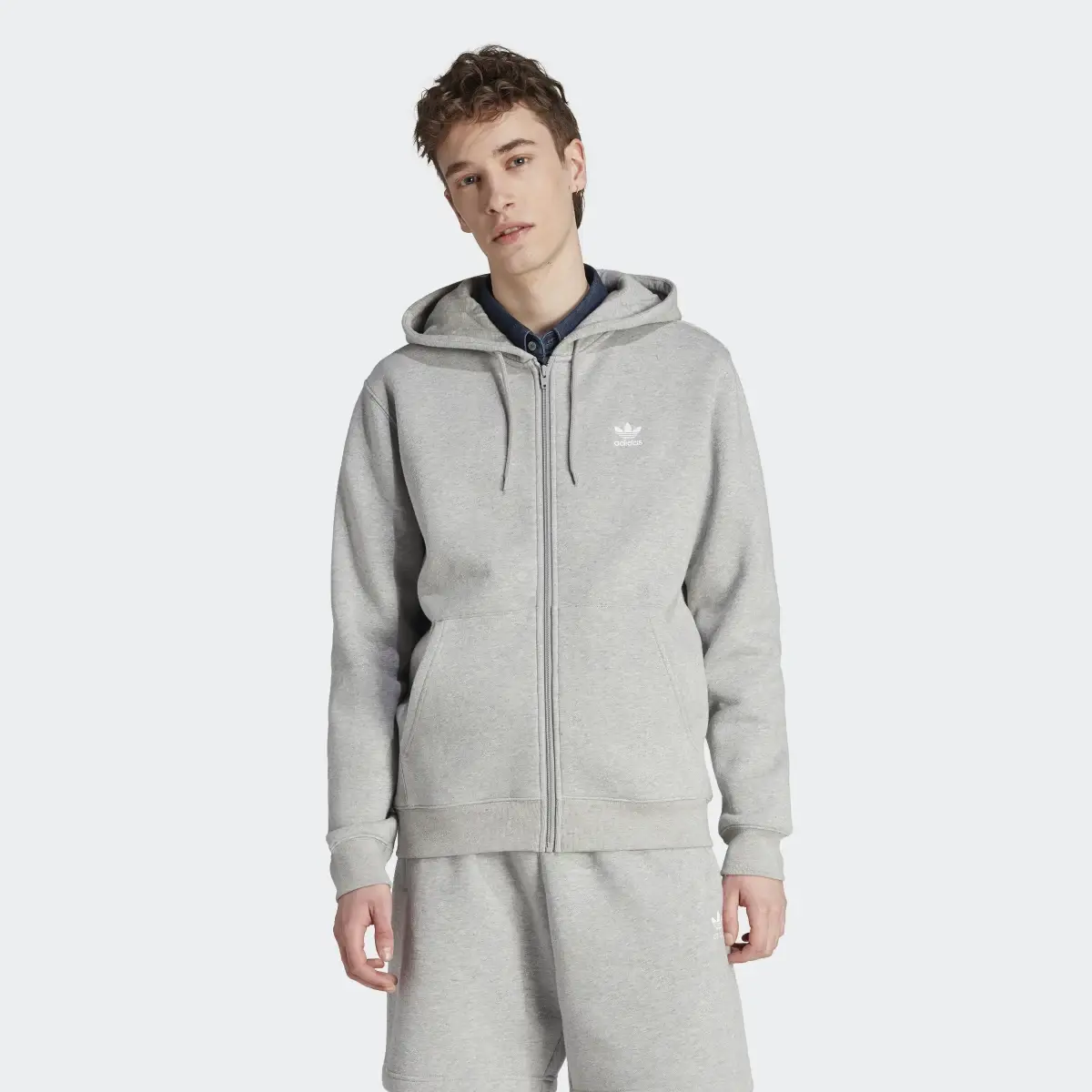 Adidas Hoodie Trefoil Essentials Full-Zip. 2