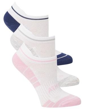 Athleta Girl Everyday Ankle Sock 3-Pack white