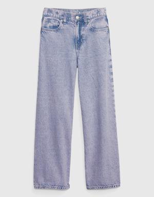 Kids Low Stride Jeans with Washwell purple